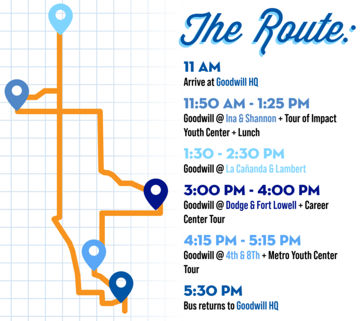 Thrift Bus Secondary Graphic - Map Thrift Bus Secondary Graphic - Map